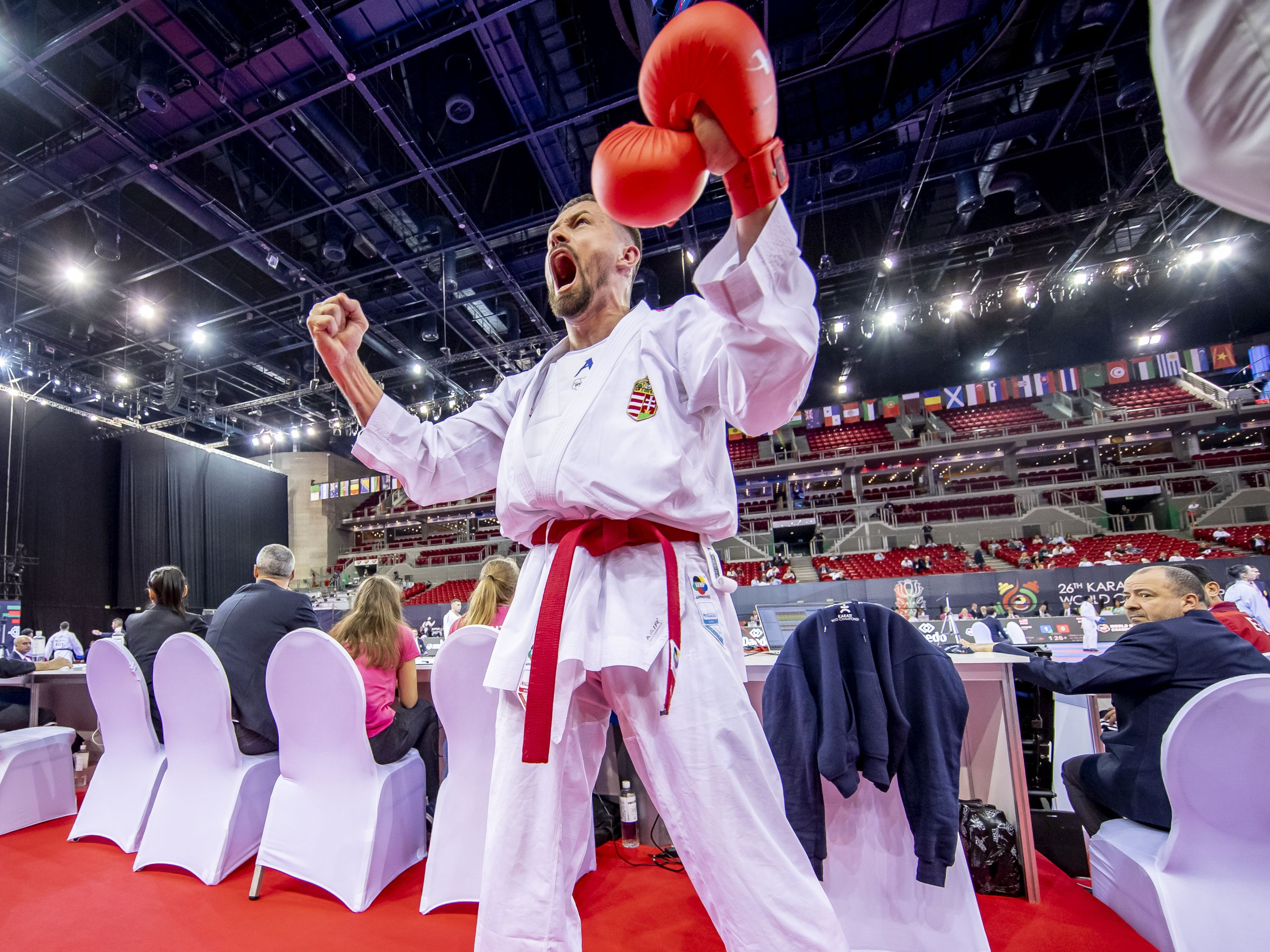 Hárspataki Gábor döntős a budapesti karate világbajnokságon