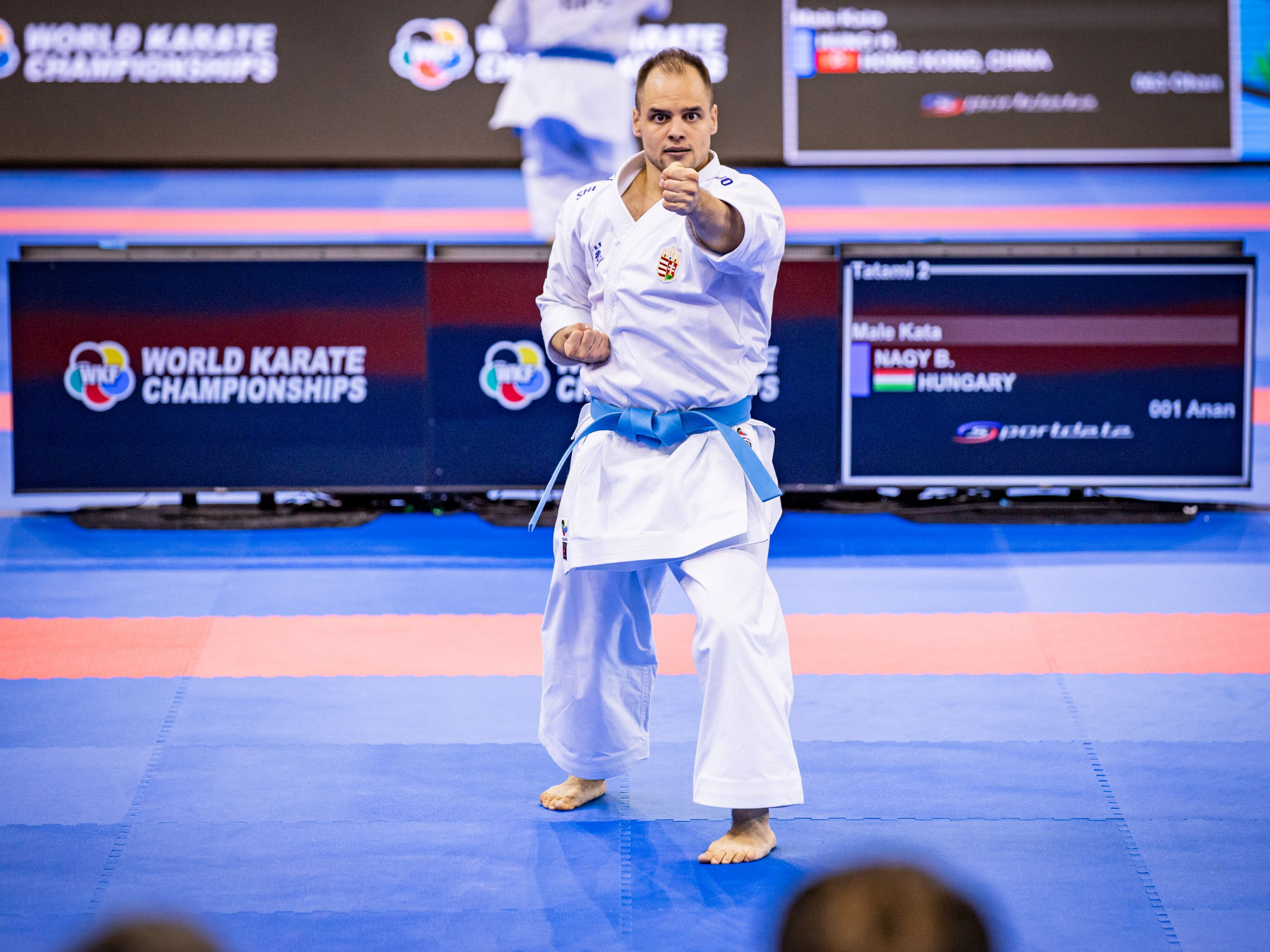 Nagy Botond hetedik lett a budapesti karate vb-n