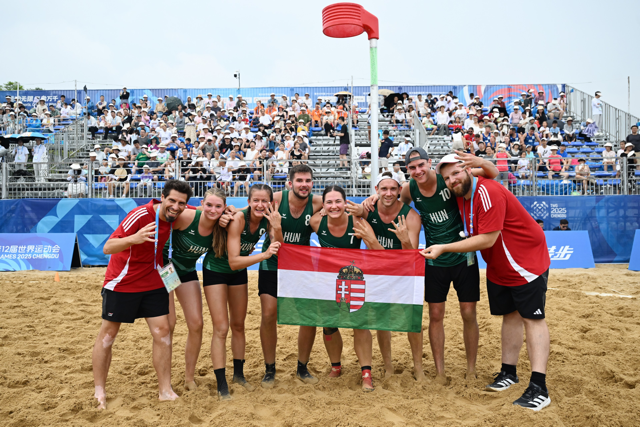 Strandkorfball – 4. hely Csengtuban
