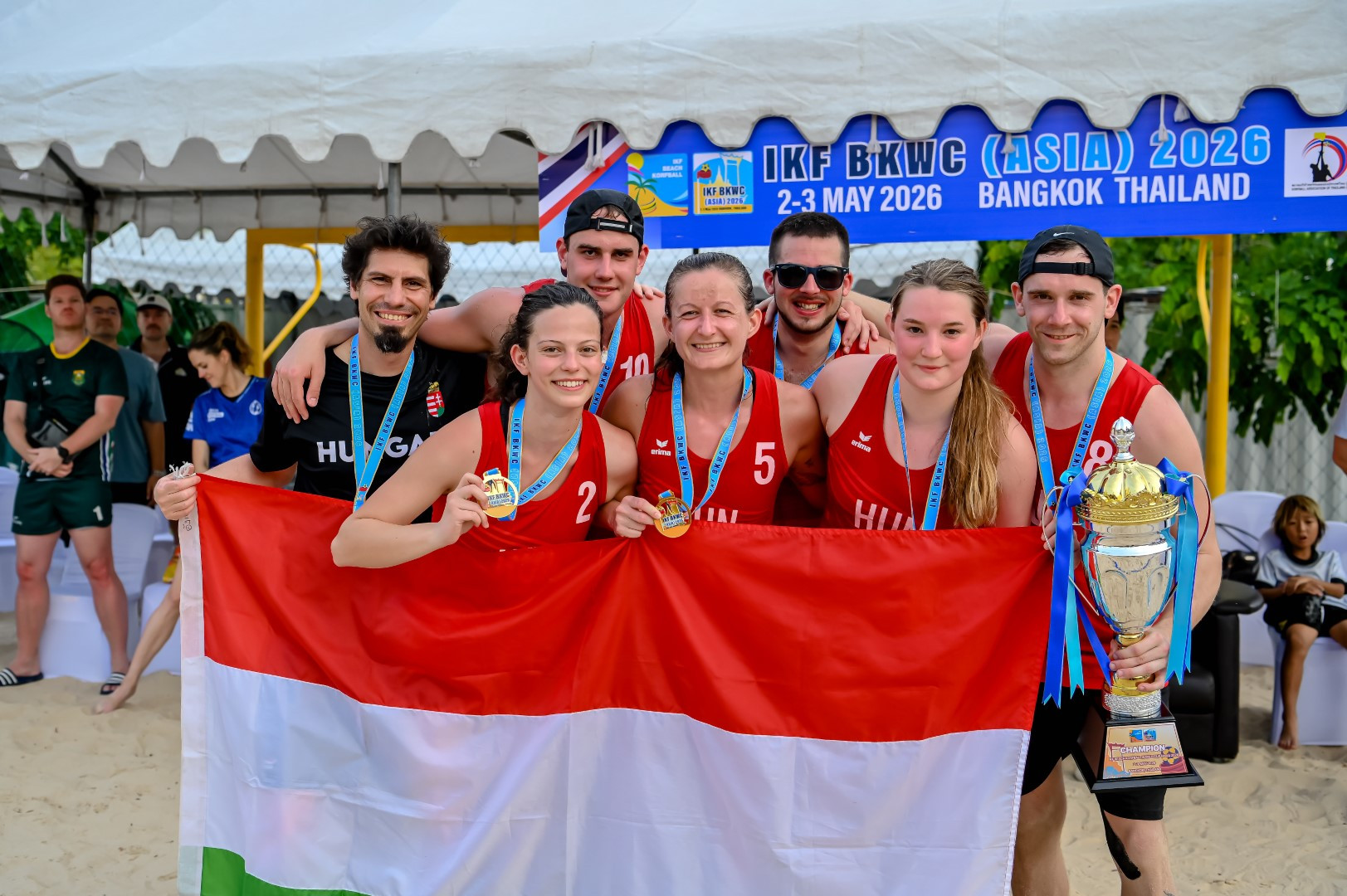 Történelmi siker: aranyérmes a magyar válogatott a 2026-os IKF Strandkorfball Világkupa ázsiai fordulóján