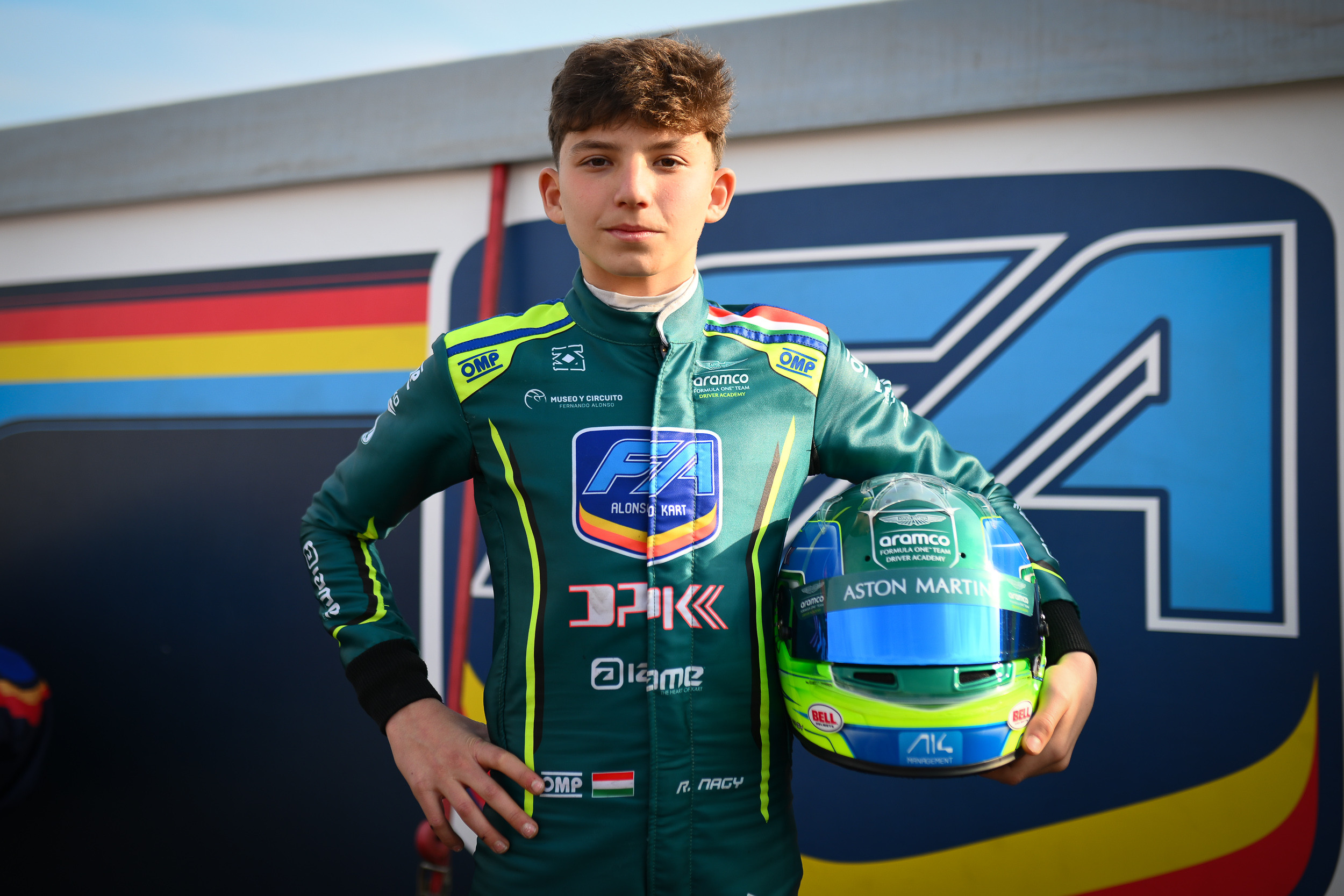 Nagy fantáziát látnak az Aston Martin Aramco akadémiájára került Nagy Rolandban
