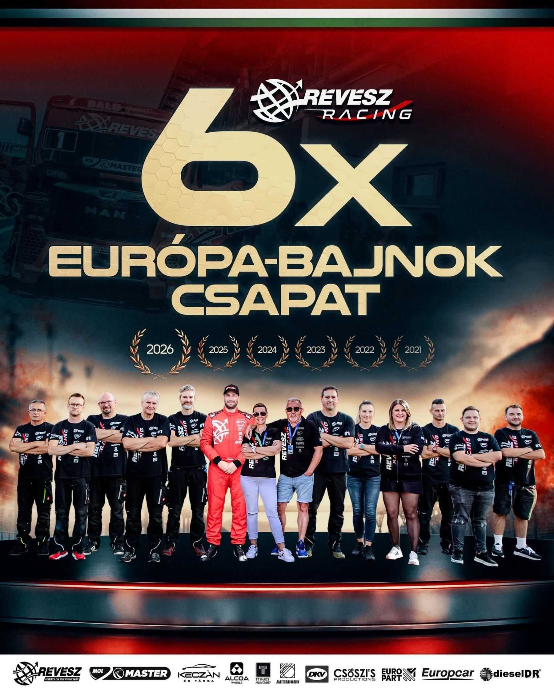 Gyorsasági kamion Eb - Dupla győzelemmel ünnepelt Kiss Norbert Le Mans-ban