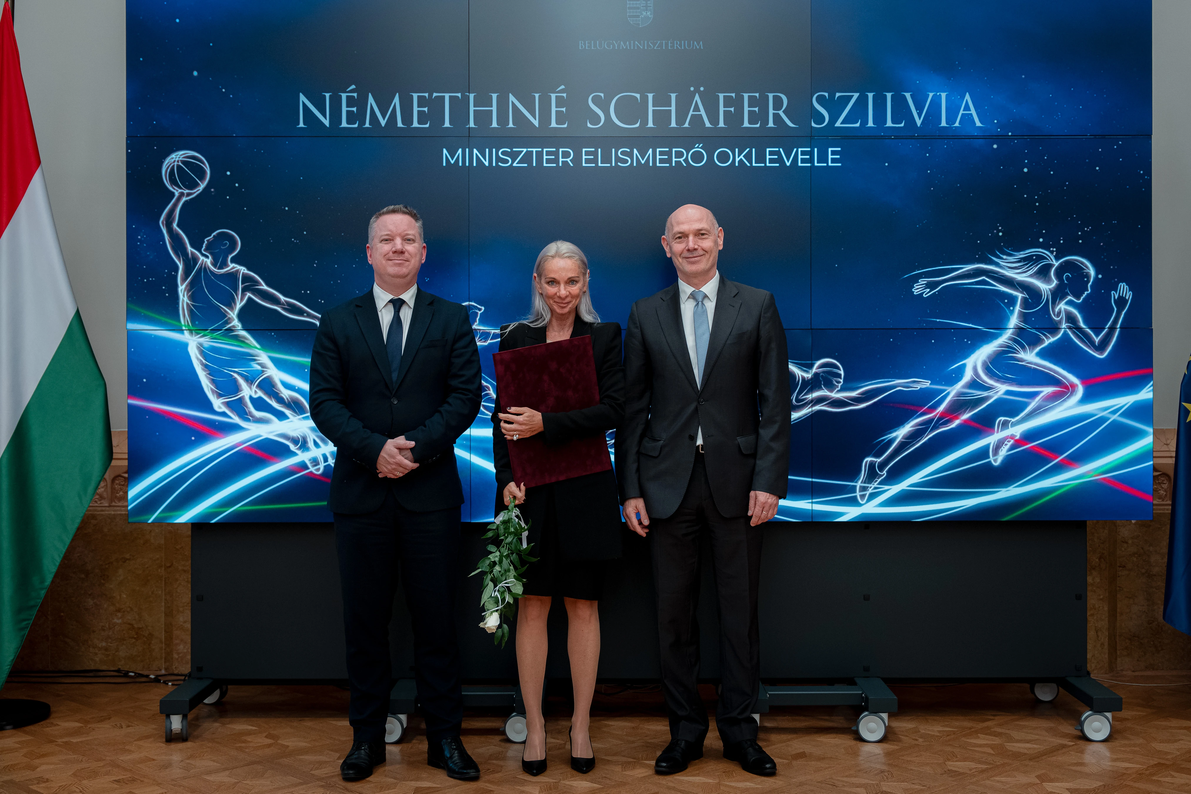 A magyar sport kiválóságait díjazták a Belügyminisztériumban